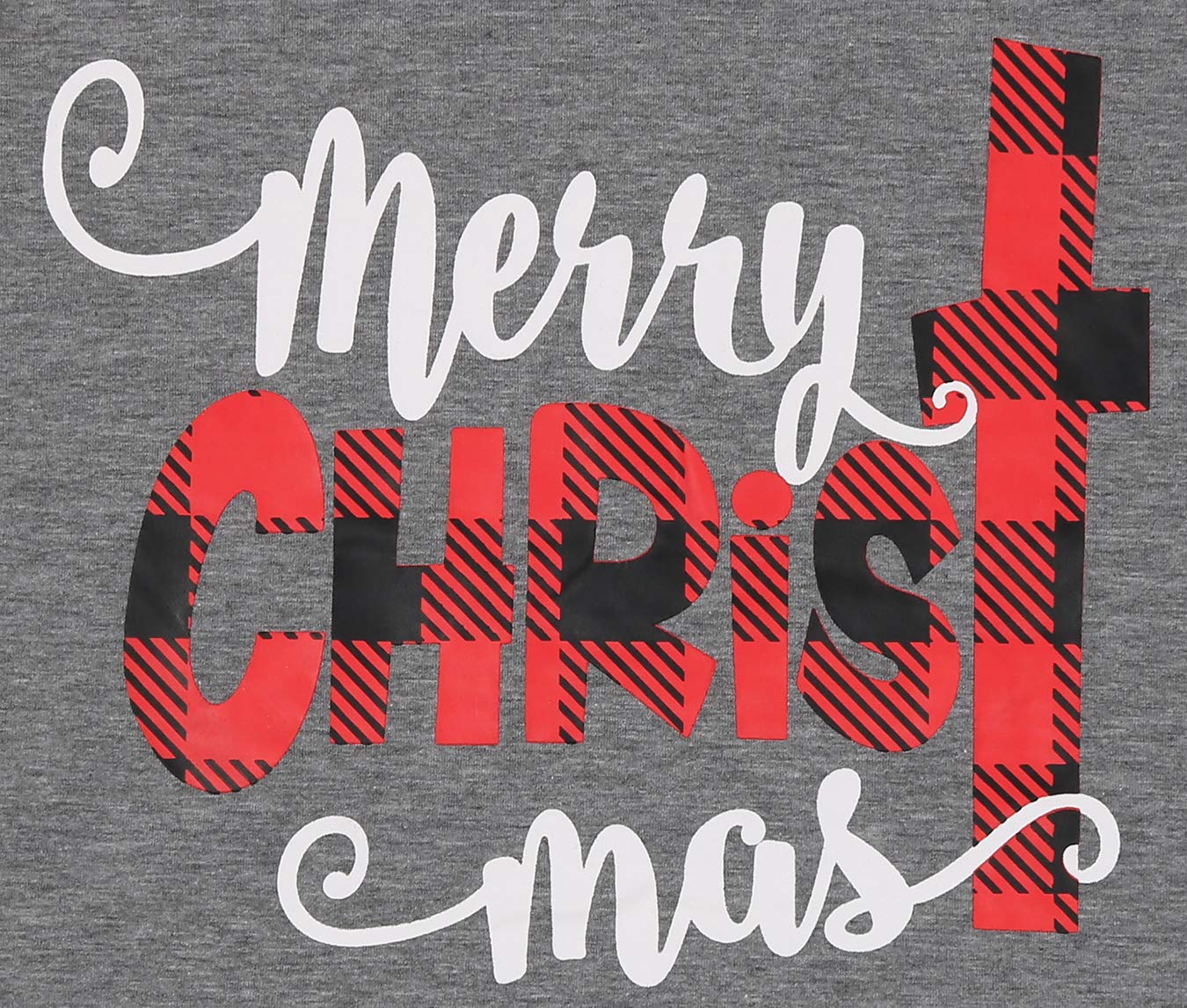 Merry Christmas Tee Shirts Women Christmas Tee Shirts Tops Letter Print Long Sleeve Raglan Baseball Tee Shirts Gray