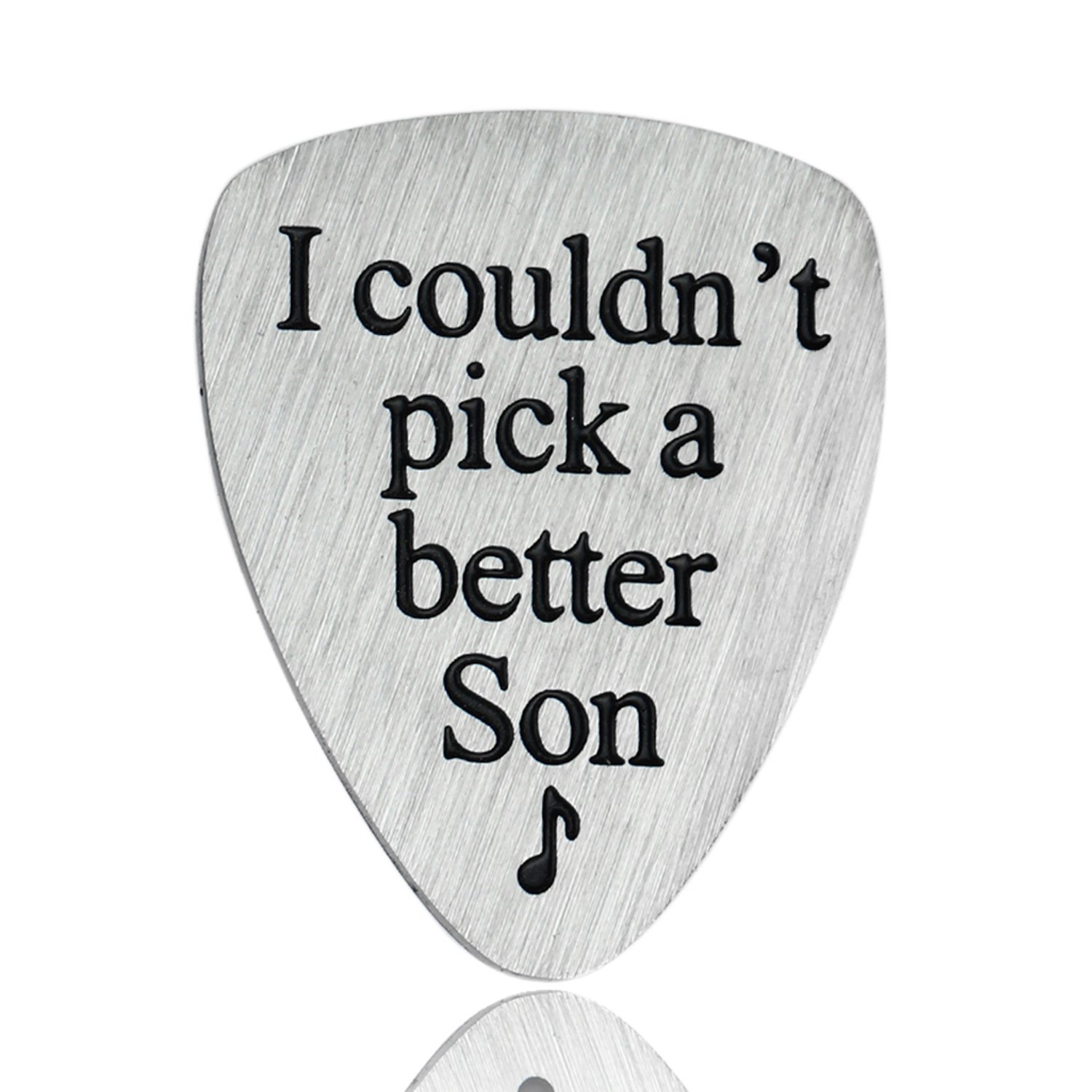 I Couldn’t Pick A Better Son Guitar Pick Jewelry Gift for Son From Mom Dad Musician Gifts