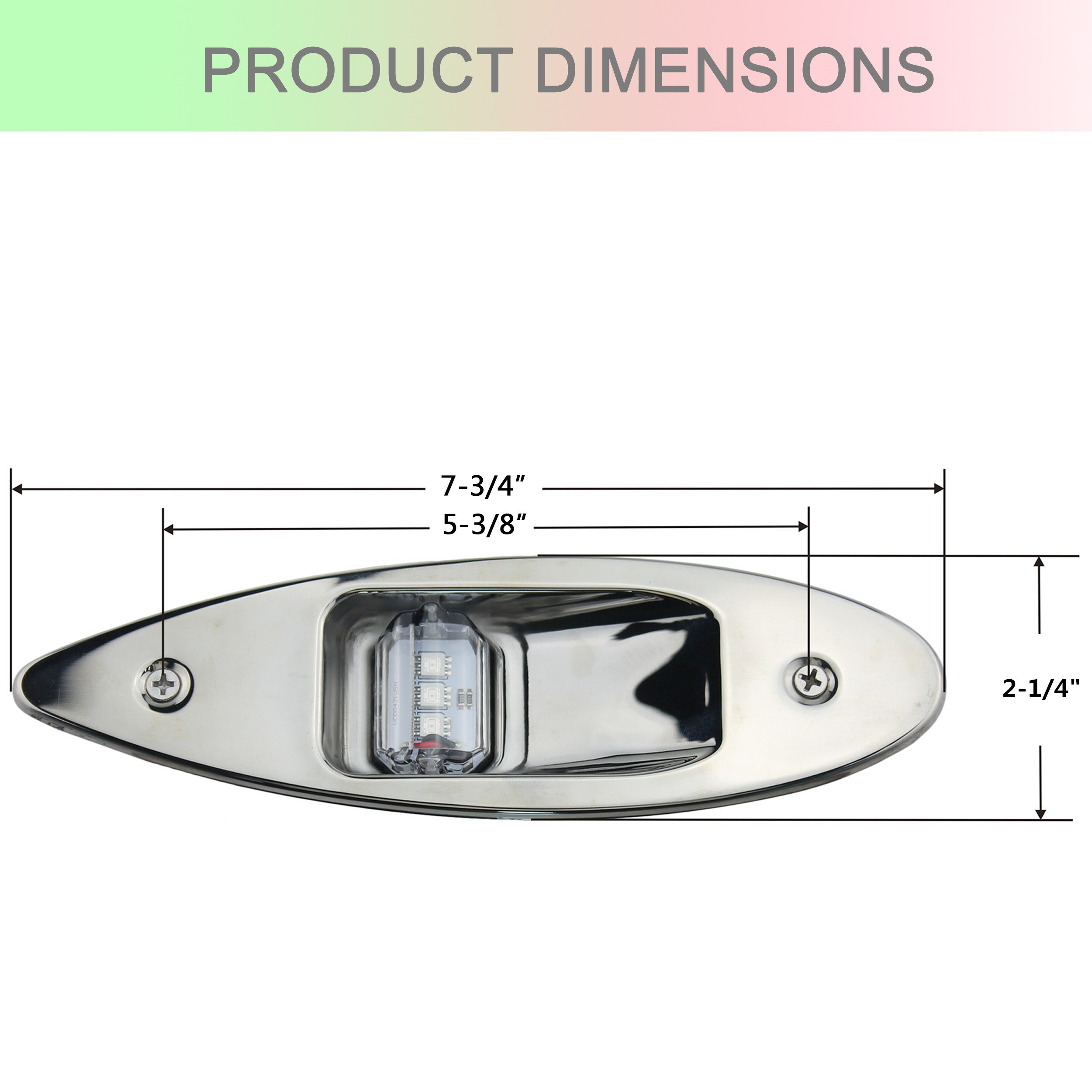 IZTOSS 12V Boat LED Navigation Lights Marine Boat Lights Waterproof Navigation Lights Side Bow Teardrop Lights