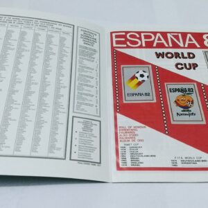 PANINI World Cup Spain España 82 Album Players Images Printed Mundial Copa del Mundo