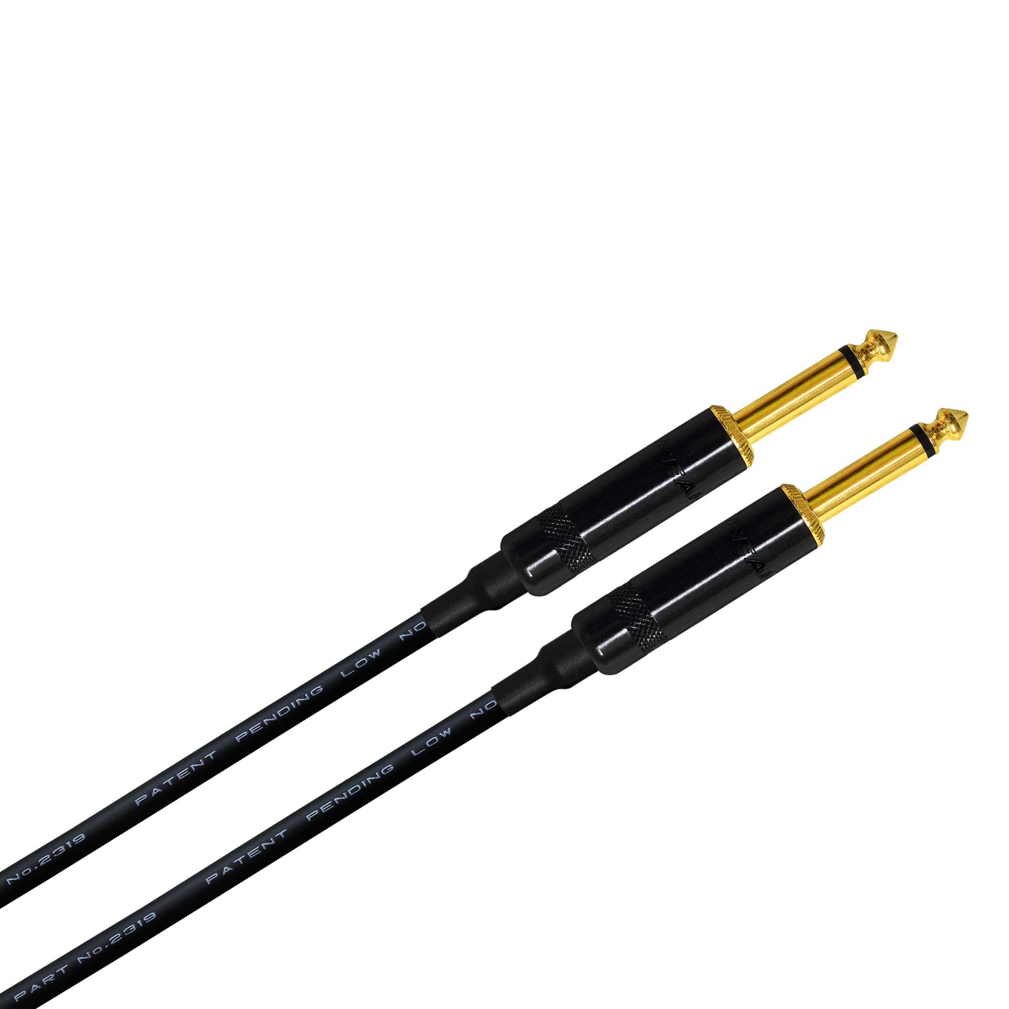 WORLDS BEST CABLES 3 Units - 10 Foot -Pedal, Effects, Patch, Guitar instrument cable CUSTOM MADE made using Mogami 2319 wire and Neutrik-Rean NYS224BG Gold ¼ inch (6.35mm) TS Plugs