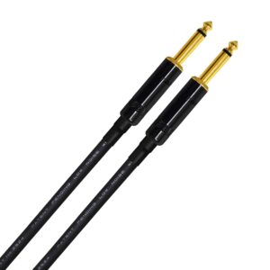 WORLDS BEST CABLES 3 Units - 1.5 Foot -Pedal, Effects, Patch, Guitar instrument cable CUSTOM MADE made using Mogami 2524 wire and Neutrik-Rean NYS224BG Gold ¼ inch (6.35mm) TS Plugs