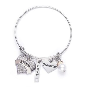 lparkin godmother gift bangle bracelets godmothers proposal gifts from godchild god-mother present from goddaughter godson baptism meaningful bracelet for women