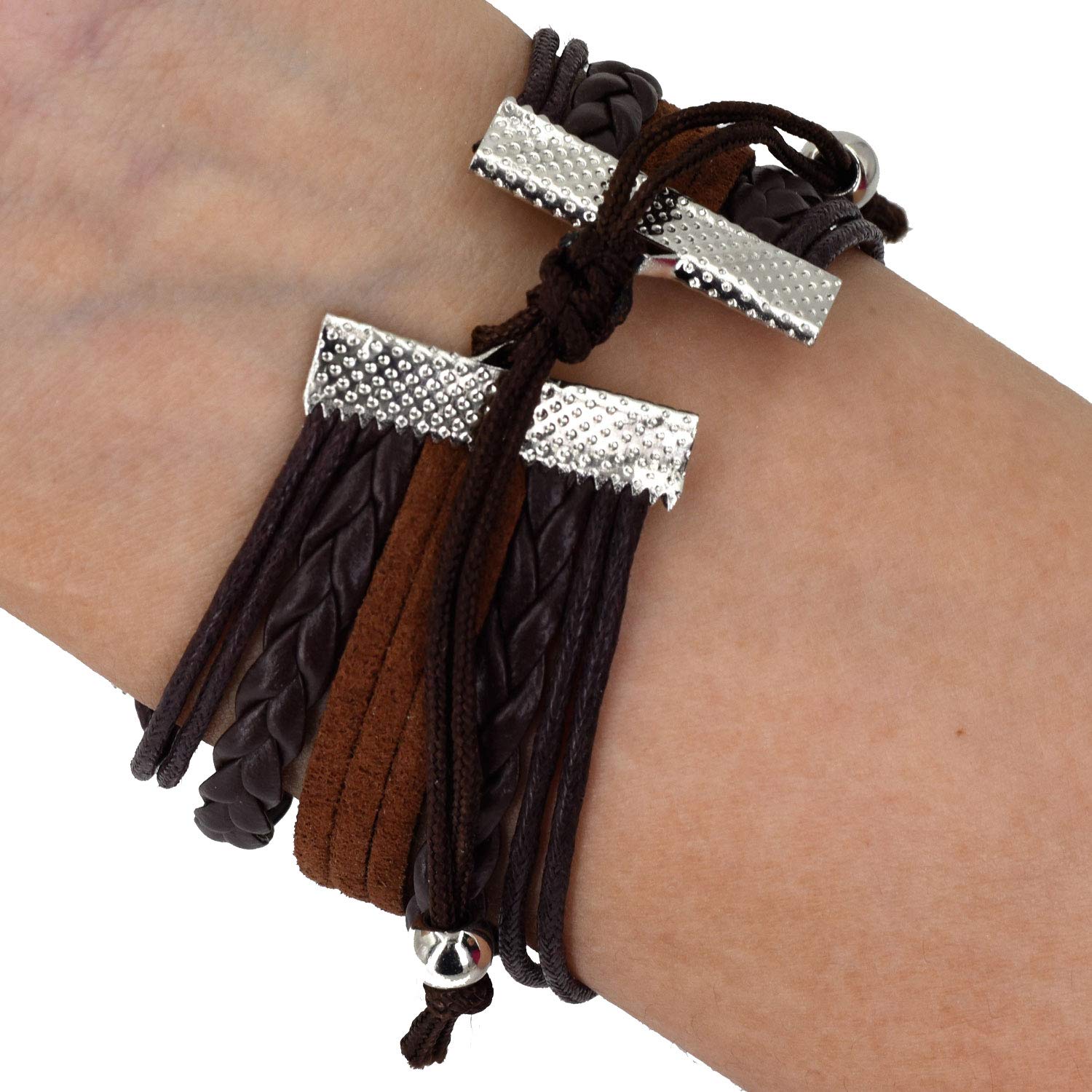 Yabber Horse Love Forever & Ever Infinity Bracelet - Leather Wrap