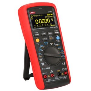 uni-t industrial digital multimeters ut171c oled counts 60000(ebtn) dc voltage(v) ac voltage(v) dc current(a) ac current(a) resistance(Ω) admittanc(s) capacitance(f) frequency(hz) temperature(°c)