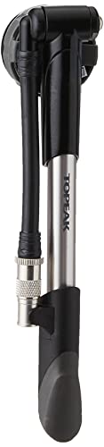 Topeak 360 PSI/24.8 Bar Pocket Shock DXG With Dial Gauge , Black/Silver