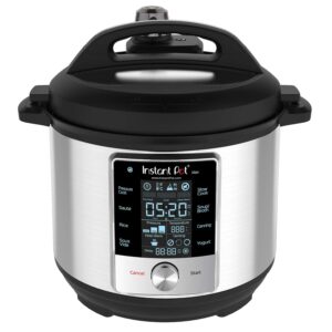 instant pot max 6 quart multi-use electric pressure cooker with 15psi pressure cooking, sous vide, auto steam release control and touch screen