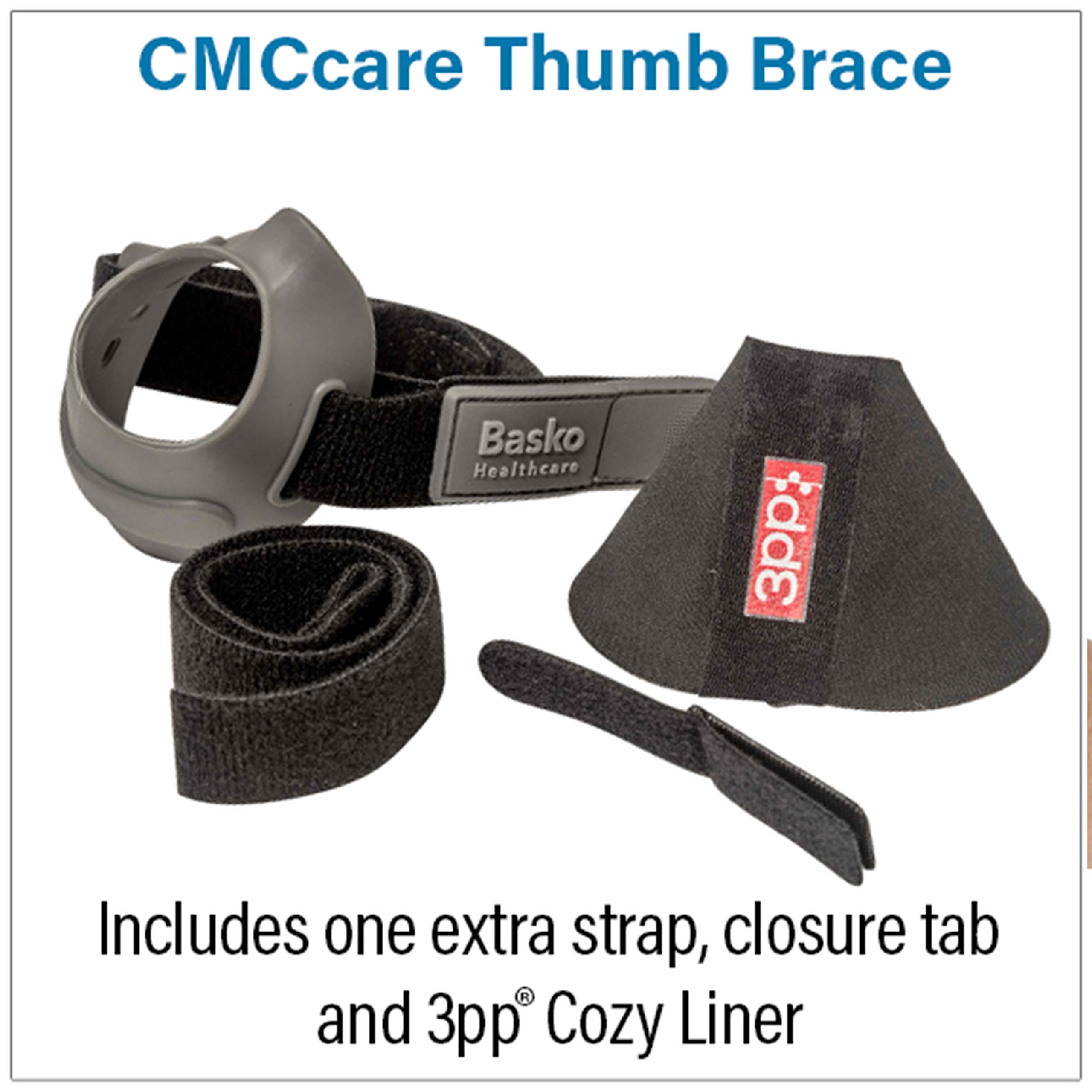 Basko Healthcare CMCcare Thumb Brace - Comfortable, Effective Relief for CMC Joint Arthritis Pain (Left Hand, Medium (Pack of 1))