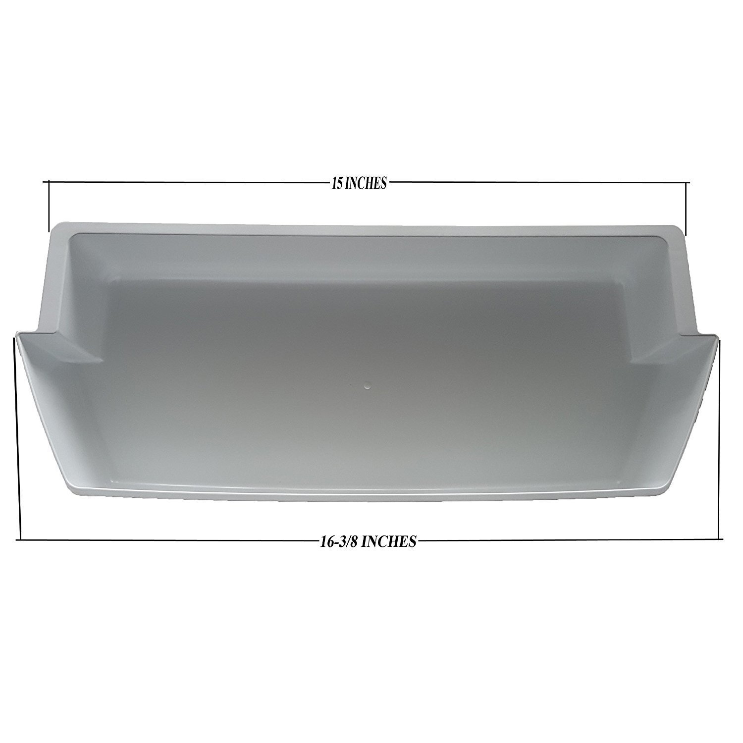 Kitchen Basics 101: 3-Pack Door Shelf Bins 2187172 Replacement for Frigidaire Whirlpool Kenmore Refrigerator PS328468