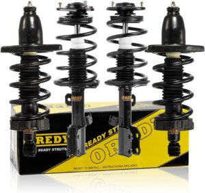 oredy 4pc full set front rear struts assembly replacement for 2006-2014 honda ridgeline awd 15123 15124 11505 11506