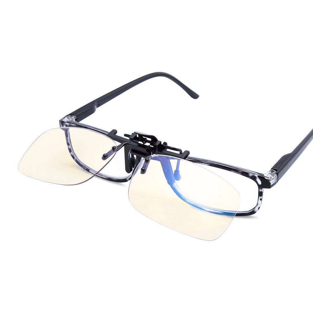 EYEGUARD Blue Light Filter Clip-on Computer Gamer Glasses Strain Relief Anti-glare Radiaton Protection Eyewear