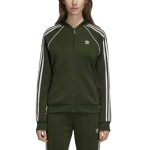 adidas Originals Women's Superstar Track Jacket, Night Cargo, S