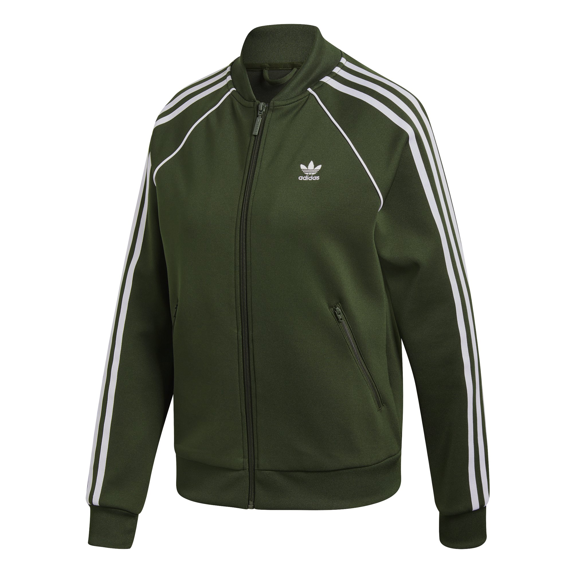 adidas Originals Women's Superstar Track Jacket, Night Cargo, S