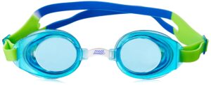 zoggs little ripper kids uv swimming goggles (0-6 years) - green/blue