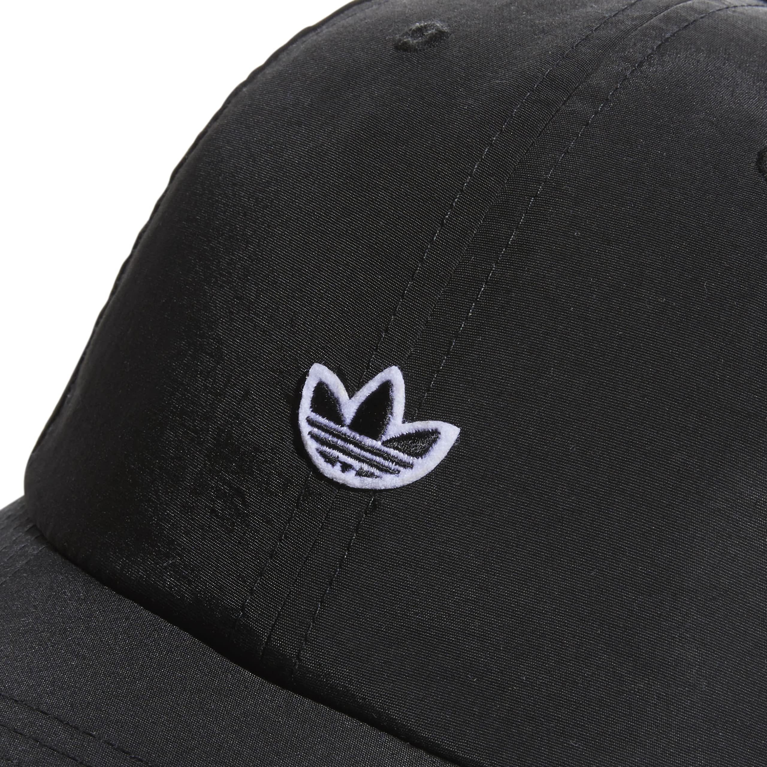 adidas Originals Women's Originals Relaxed Nylon Strapback, Black/White, One Size