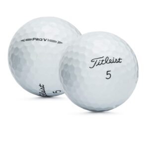 titleist pro v1 2016 mint recycled used golf balls with tote bag, white - 36 count