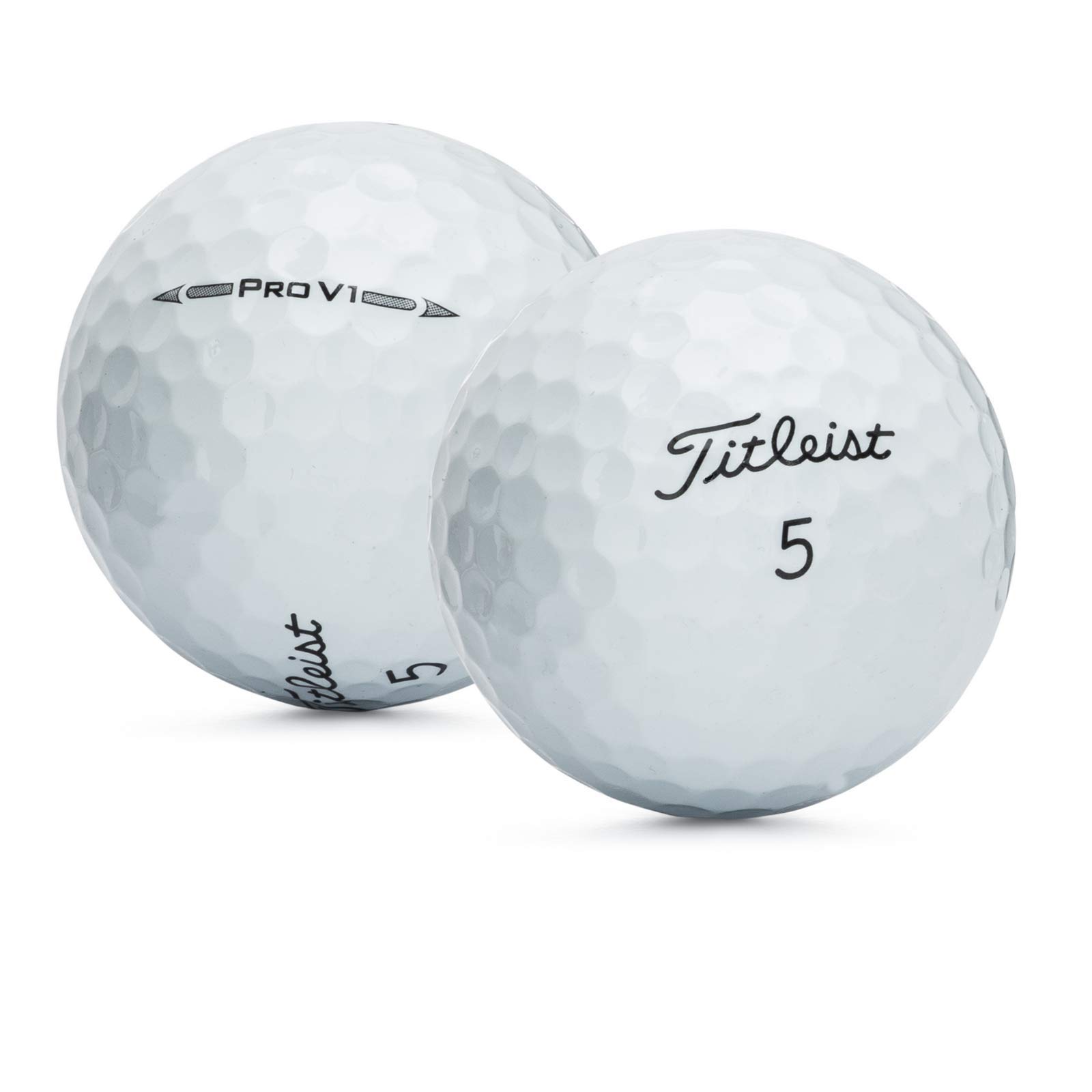 Titleist Pro V1 2016 Mint Recycled Used Golf Balls with Tote Bag, White - 36 Count