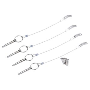 Thorn Boat Bimini Quick Release Pin with Lanyard (4 PCS)