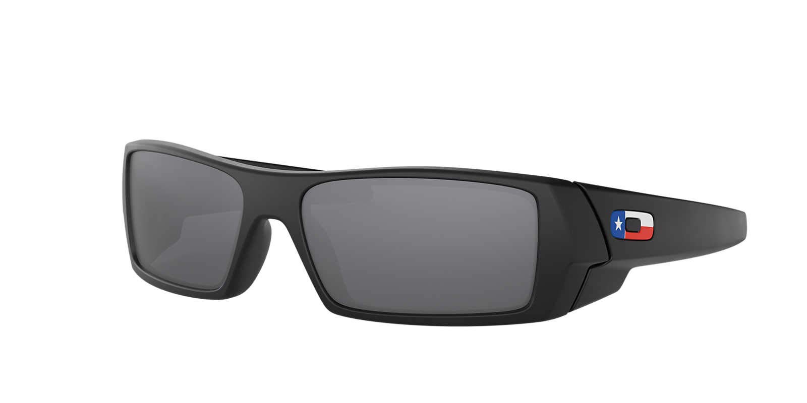 Oakley Men's Oo9014 Gascan Rectangular Sunglasses, Matte Black/Black Iridium, 60 mm