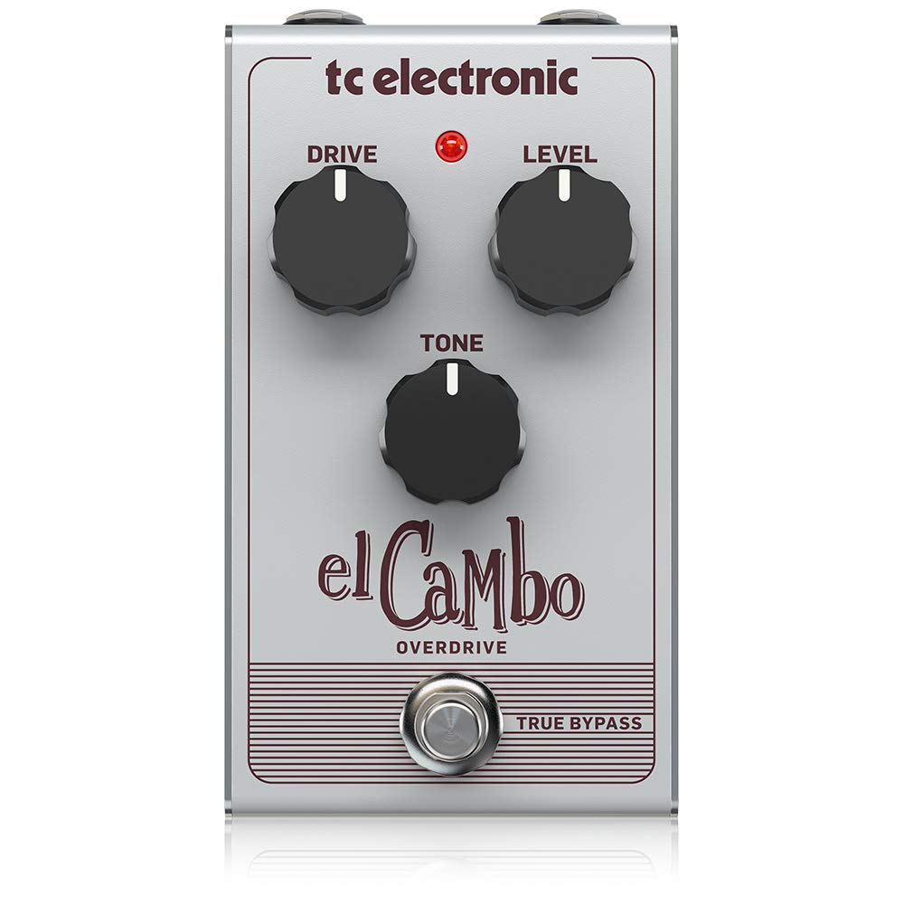 TC Electronic EL CAMBO OVERDRIVE Classic Tube Overdrive Pedal with Intuitive 3-Knob Interface for Essential Blues Rock Tones