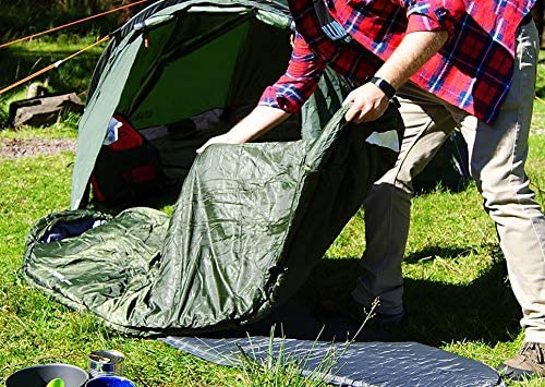 Crua Camping Sleeping Bag - Rating of 23°F (-5°C) for Hiking, Backpacking, Cold & Warm Weather