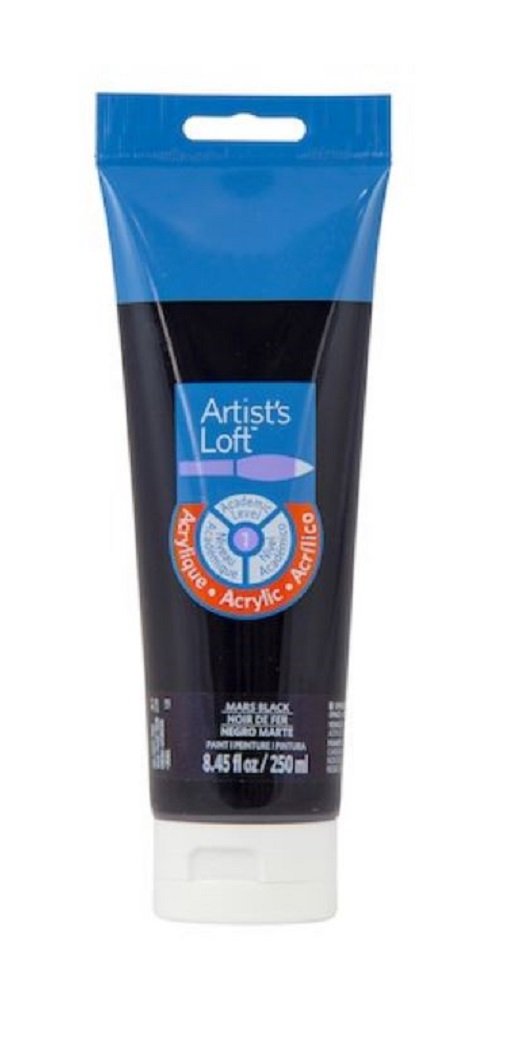 Acrylic Paint 8.45 Oz. Tube (Mars Black)