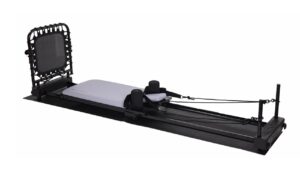 aeropilates foldable reformer 4420 | four-cord resistance | free-form cardio rebounder | includes four workout dvds