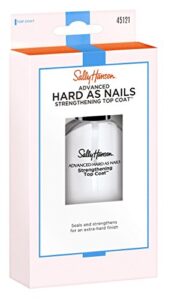 sally hansen hard as nails®, top coat, nail strengthener, nail protectant