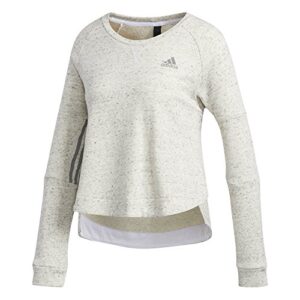 adidas Women's Athletics Sport 2 Street Tunic, White Melange/Grey Three, Large