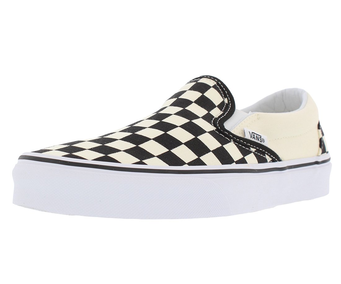 Vans Classic Slip On Black Off White Checkerboard VN-0EYEBWW Mens US 8