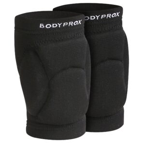 bodyprox volleyball knee pads for junior youth, 1 pair unisex (8-13 years)