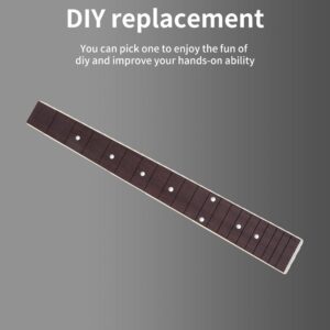 Guitar Neck, Rosewood Fretboard Replacement for 41 Inch 20 Frets Acoustic Guitar Guitar Fretboard Replacement