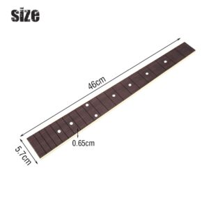 Guitar Neck, Rosewood Fretboard Replacement for 41 Inch 20 Frets Acoustic Guitar Guitar Fretboard Replacement