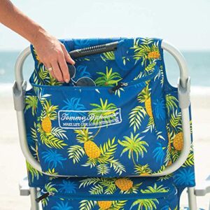 Tommy Bahama 2 2016 Backpack Cooler Beach Chair with Storage Pouch and Towel Bar (Green Floral)