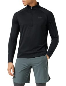 under armour men's ua tech™ ½ zip long sleeve xl black