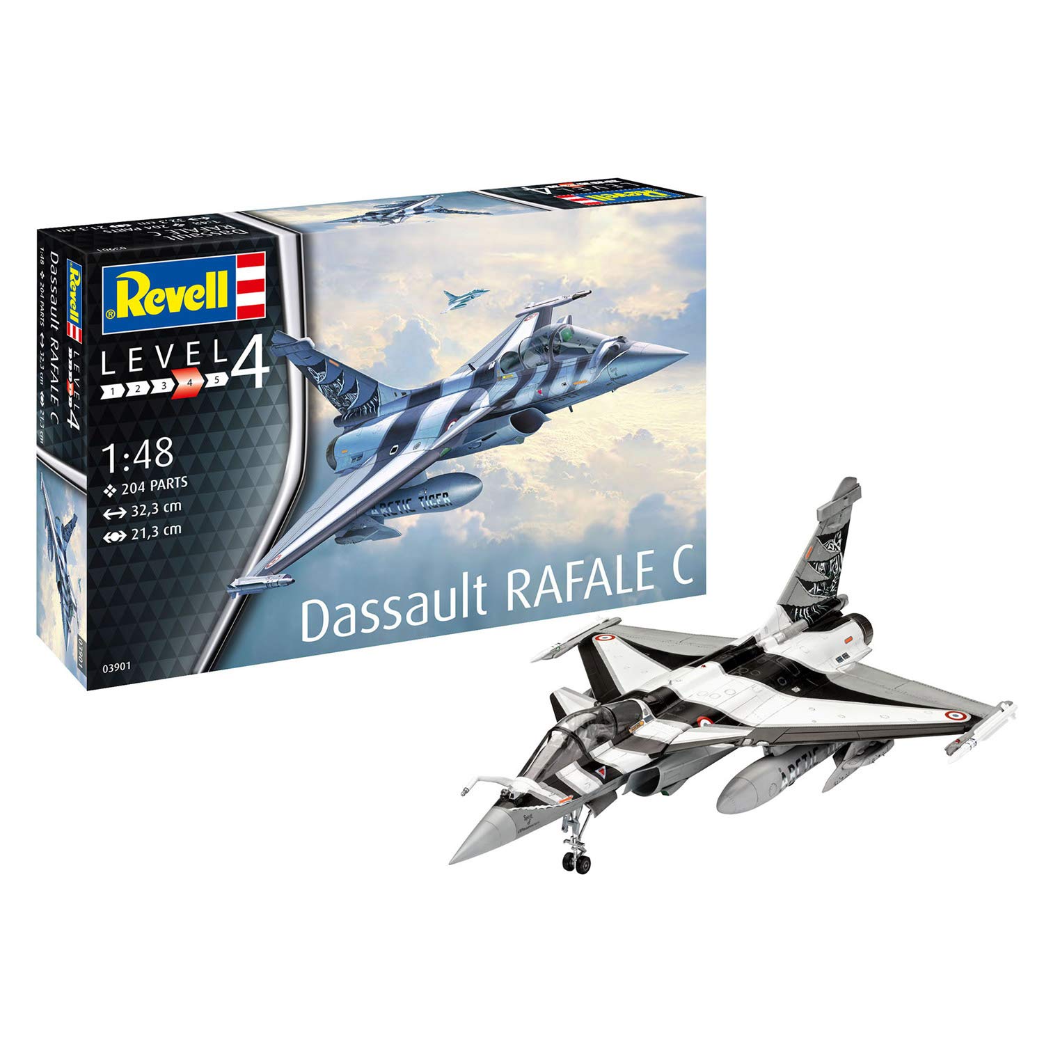 Revell 03901 Dassault Rafale C, 1:48 Scale Plastic Model kit