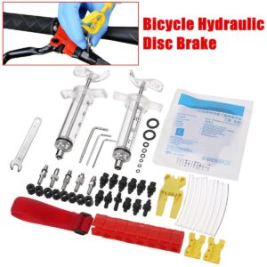 Cycobyco Mineral Oil Bicycle Hydraulic Disc Brake Bleed Kit for All Series Shimano/Magura/Tektro/ZOOM/CSC/ECHO/GIANT / HS33 / NUTT Cycling (Professional kit)