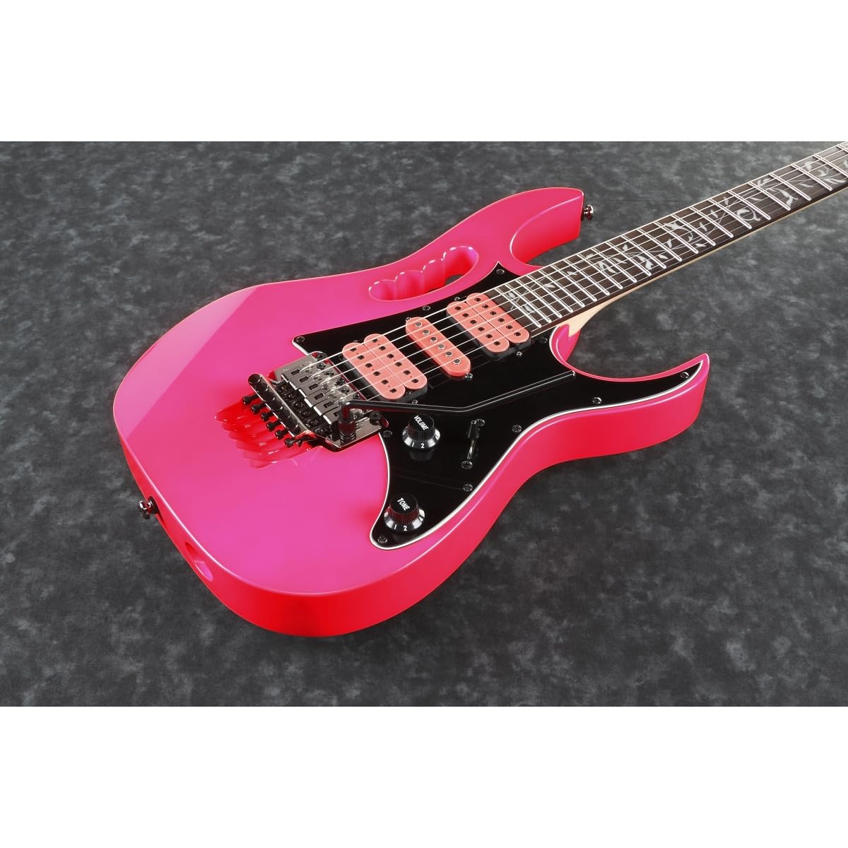 Ibanez Steve Vai Signature JEMJRSP Electric Guitar, Rosewood Fretboard, Pink