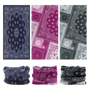 VANCROWN Headband Head Wrap Headwear Sport Sweatband 280 Patterns 12 in 1 Magic Scarf 12PCS 9PCS & 6PCS (12PCS.Arabesque.1)