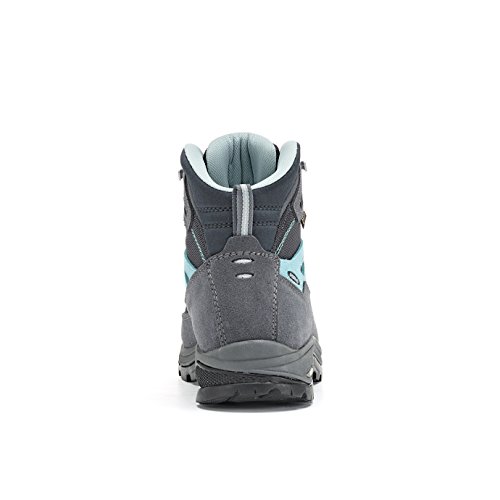 Asolo Women's High Hiking Shoes, Grey Grigio Gunmetal Blue Pool A177, 7.5