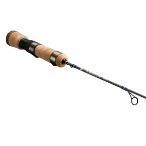 13 FISHING - The Snitch Ice Rod - 25" Quick Action Tip w/Hookset Backbone - SN2- Black , 25"