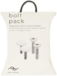 peak design clamping bolts kit, silver for capture v3