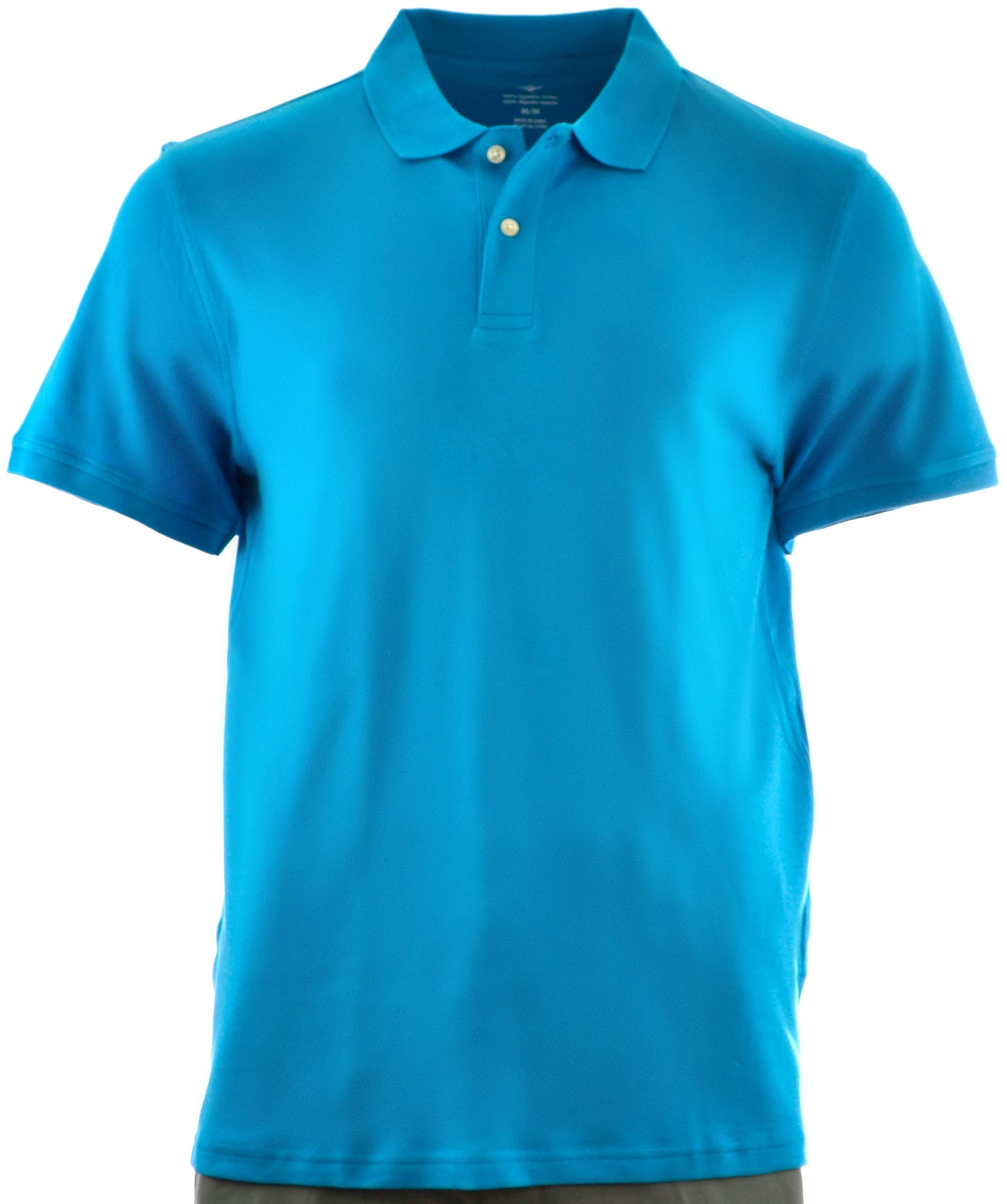 Member's Mark Mens Size X-Large Short Sleeve Polo Shirt, Blue