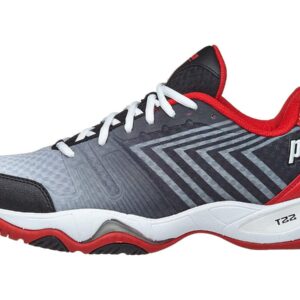 Prince T22 Lite Bk/Wh/Rd Men's Shoe 11.5 Black/White/Red