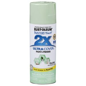 rust-oleum painters touch 2x gloss modern mint spray paint 12 oz.