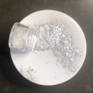 Bakell Tinker Dust - White Pearl (5g 1x Jar) | Edible Glitter for Cakes, Cupcakes, Cake Pops, Drinks