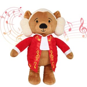 Vosego Amadeus Mozart Virtuoso Bear, 40 mins Classical Music for Babies, Educational Toy for Infants Kids Adults