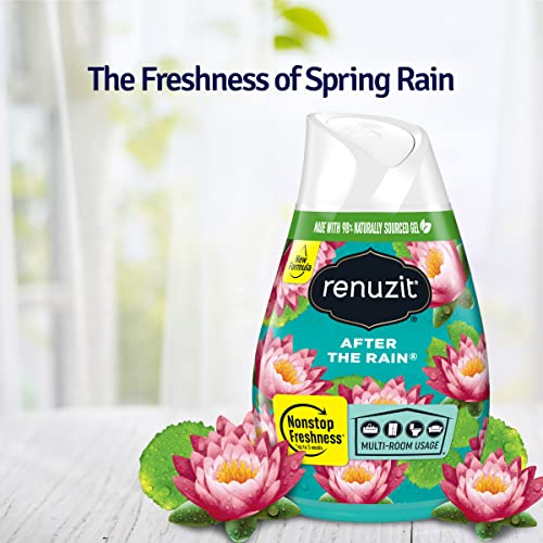 Renuzit Adjustable Air Freshener Gel, After the Rain, 7 Ounces (6 Count)