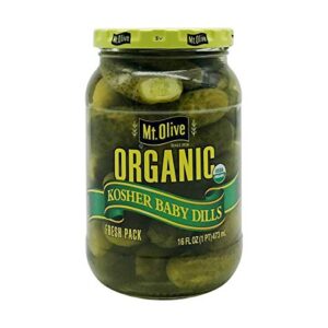 MOUNT OLIVE Organic Baby Dills, 16 FZ