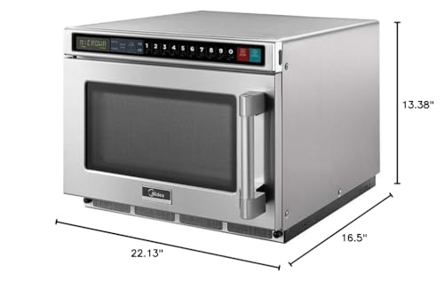 Midea Equipment 2117G1A Commercial Microwave, 2100 Watts, Stainless Steel